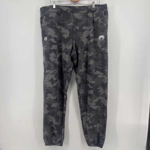 Black Other - Venum UFC Joggers Size XXL Grey Black MMA Vortex Training Sweatpants NEW